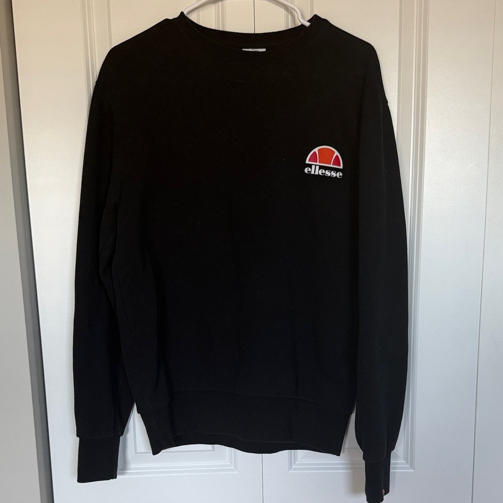 Ellesse Men's Black Crewneck Sweater